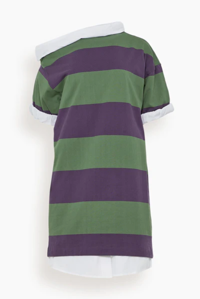 striped tshirt dress used in a personal style guide